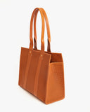 clare v cuoio perforated leather noemie tote at maeree