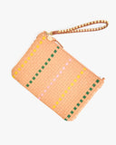 Clare v studded leather wristlet strap at maeree