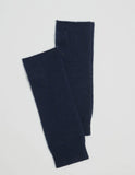 Studio cashmere navy fingerless gloves at maeree