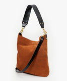 Chestnut Suede Hobo Bag