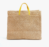 Clare V summer simple tote dune raffia at maeree