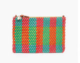 clare v summer flat clutch contesa multi plaid at maeree