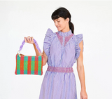 clare v summer flat clutch contesa multi plaid at maeree
