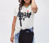 clare v black leather link crossbody strap at maeree