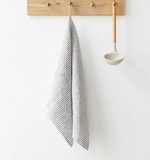 Linen Tales organic striped linen tea towel at maeree