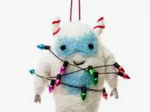 Yeti ornament