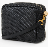 clare v black woven midi sac at maeree
