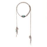 Lauren Milne turquoise prayer lariat