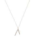 silver dart necklace at maeree