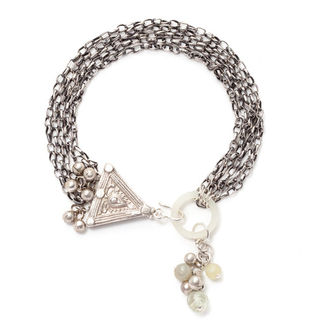 Lauren Milne jade amulet choker