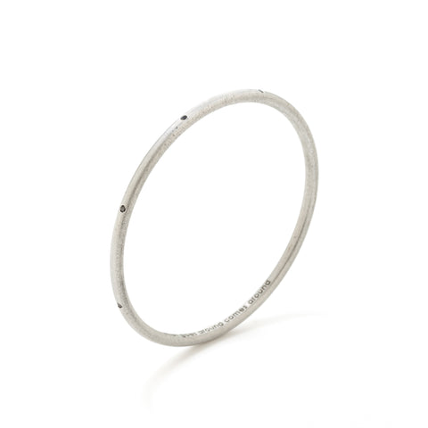 article 22 black diamond bangle bracelet at maeree