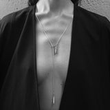 another feather silver drop lariat at maeree