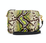 clare v yellow riviera snake midi sac at maeree
