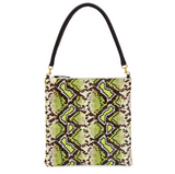 clare v yellow riviera snake foldover clutch at maeree