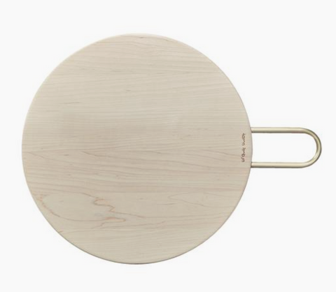 Aaron Probyn HEATH maple and brass serving board at maeree