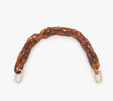 clare v tortoise resin shortie strap at maeree