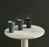green marble tea light holder at maeree aaron probyn