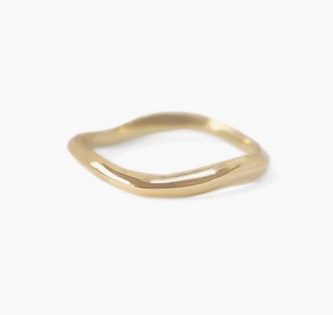 14k gold organic ring lacee alexandra at maeree