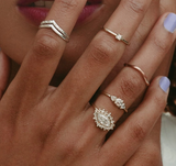 14k gold organic ring lacee alexandra at maeree