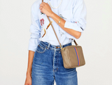 clare v taupe mousse stripe midi sac crossbody at maeree