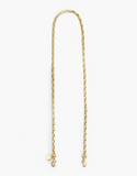 clare v brass box crossbody chain at maeree