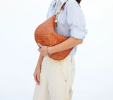 clare v tan woven checker moyen messenger bag at maeree