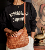 clare v tan woven checker moyen messenger bag at maeree