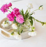 indego africa white beaded tray at maeree