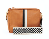 clare v checker crossbody strap at maeree
