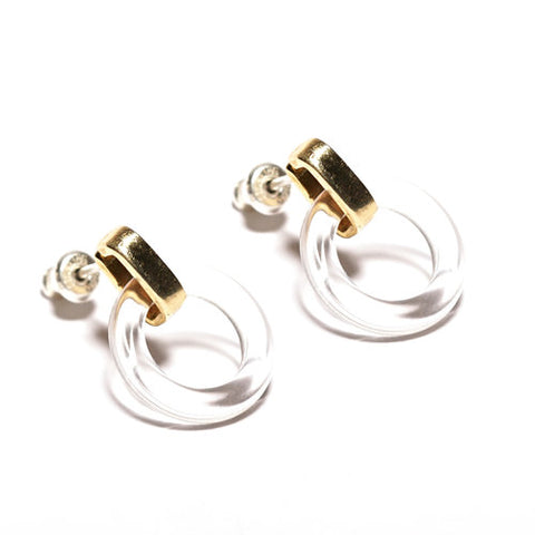 odette ny crystal quartz beau hoop earring at maeree