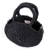 clare v petit alice black woven handbag maeree