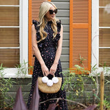 jade tribe mini pom white maeree